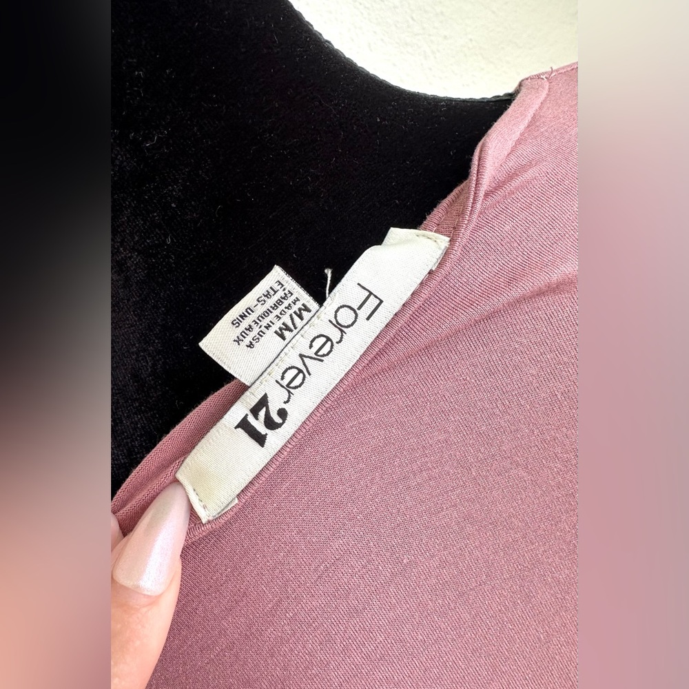 MAUVE POCKET DRESS - Picture 5 of 9